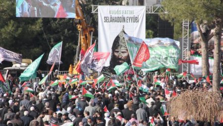 Dinler Kenti Mardin’de Gazze’ye destek mitingi