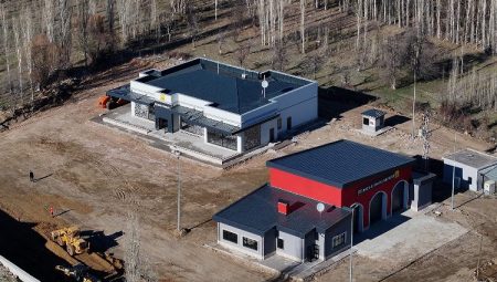 Konya Bozkır’da otogar ve itfaiye merkezine inceleme