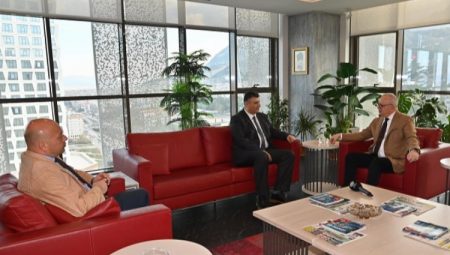 Başkan Ergün, Karakaya'yı ağırladı