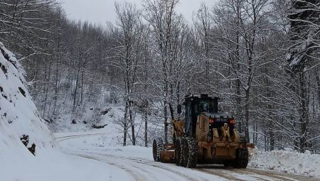 Bursa Osmangazi'de kar seferberliği