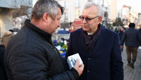 Edirne Keşan Belediyesi, AK Parti ve MHP ile birlikte kandil simidi dağıttı