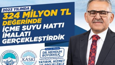 KASKİ’den daha kaliteli içme suyu için 324 milyon 943 bin TL’lik yatırım