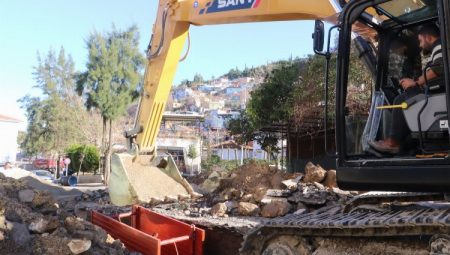 Manisa Ulutepe’de yağmur suyu için ilk kazma
