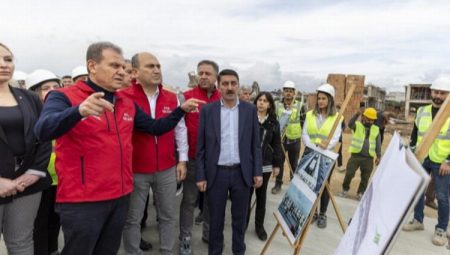 Mersin’de çalışmalar yerinde inceleniyor