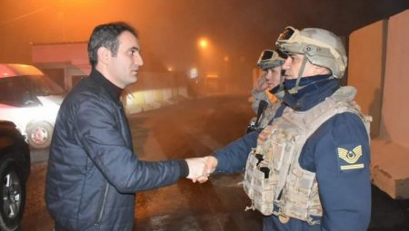 Sason Kaymakamı Mete’den güvenlik güçlerine ziyaret