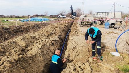 Manisa Elderek Mahallesine içme suyu hattı döşendi