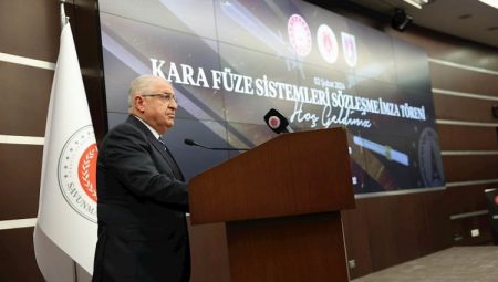 Bakan Güler ‘Kara Füze Sistemleri İmza Töreni’nde konuştu