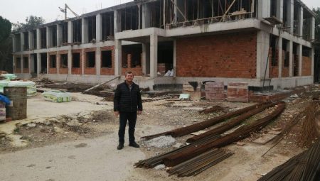 İpsala’daki TOBB İlkokulu inşaatı hızla sürüyor