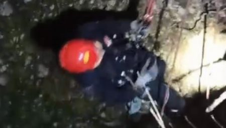 Kayseri’de 15 metrelik kuyuya düşen inek 3 saatte kurtarıldı