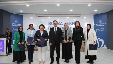   Bursa Teknik Üniversitesinde kadın personel unutulmadı