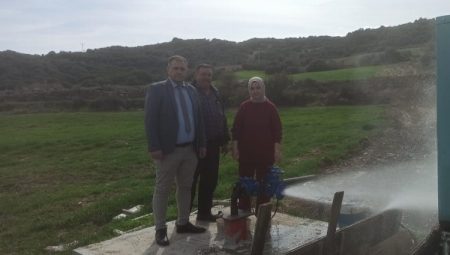 MASKİ, yeni açılan sondajın bağlantısı için terfi hattı döşedi