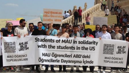 ABD’li öğrenci ve akademisyenlere Mardin’den destek geldi