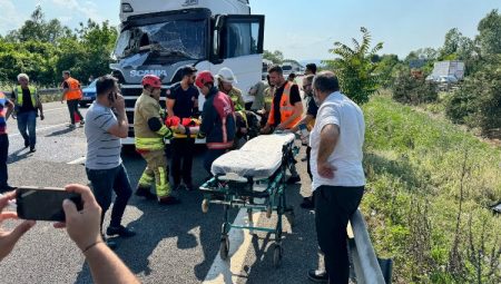 Düzce Anadolu Otoyolu’nda trafik kazası: 5 yaralı
