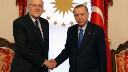 Cumhurbaşkanı Erdoğan, Lübnan Başbakanı ile görüştü