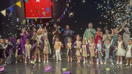 Nilüferli miniklerden coşku dolu gösteri