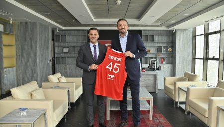 TBF yönetiminden Başkan Zeyrek’e ziyaret