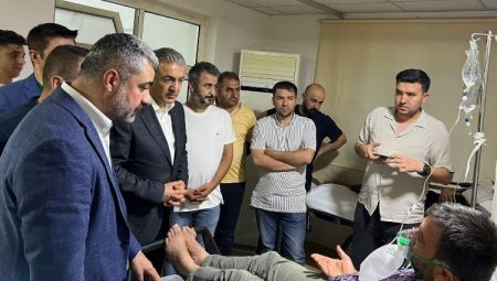 Vali Akkoyun yangında yaralananları ziyaret etti