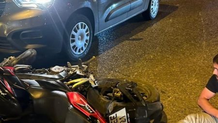 Düzce’de motosiklet kazası: 1 yaralı