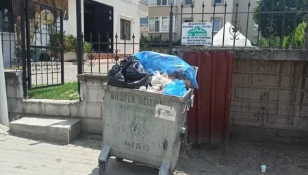 Bursa’da Odunluk Mahallesi çöp ve koku problemiyle karşı karşıya