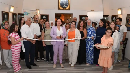 OSMEK Yıl Sonu Resim Sergisi göz doldurdu