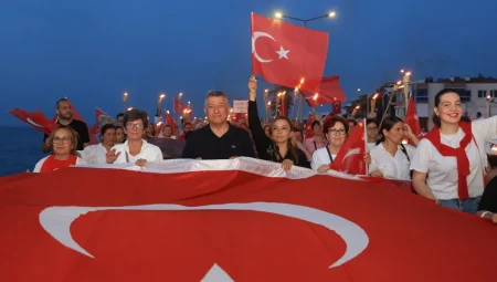 30 Ağustos Zafer Bayramı’na Güzelbahçe’de coşkulu kutlama