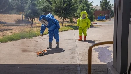 AFAD timi kavurucu sıcakta da eğitimlerle zorlu görevlere hazırlanıyor