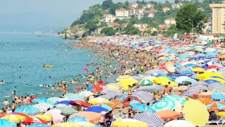 Akçakoca’da denize girmek yasaklandı 