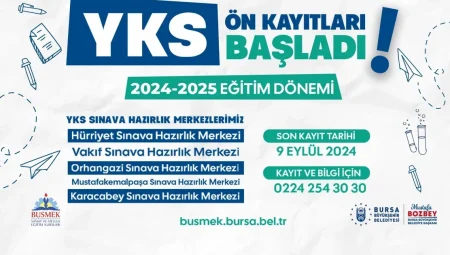 Bursa Büyükşehir’den üniversite adaylarına tam destek