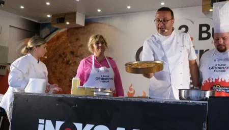Bursa Gastronomi Tırında İnegöl lezzetleri tanıtıldı