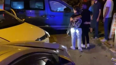 Düzce’de zincirleme kaza 2 kişi yaralandı