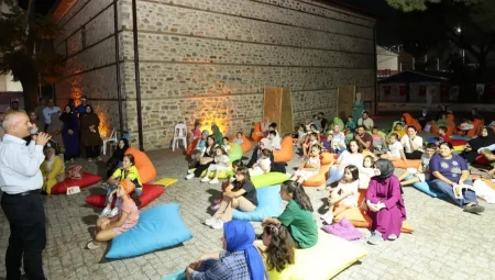 Gebze’de tarihi su dolabında çocuklara masal atölyesi