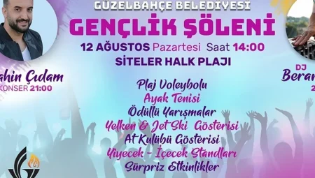 Güzelbahçe’de Gençlik Şöleni başlıyor