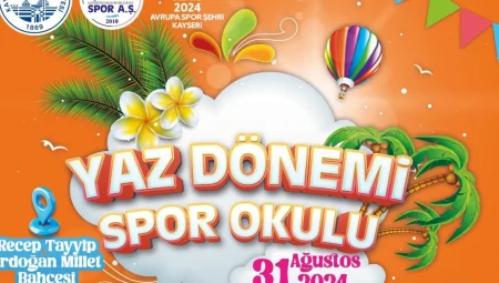 Kayseri’de yaz dönemi spor okulları dönem sonu etkinliği