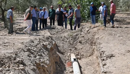 Manisa’da 2 bin 100 dekar arazi Öveçli ile suya kavuşacak