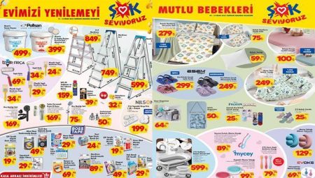 12 NİSAN ŞOK AKTÜEL ESERLER KATALOĞU || ŞOK broşürü Cumartesi eserleri neler? Bebek eserleri, konut yenileme ve tamir materyalleri…