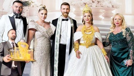 Aleyna Dalveren evlendi… Geline 5 kilo altın!