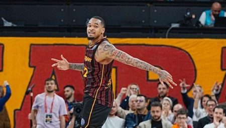 Basketbol Şampiyonlar Ligi’nde haftanın oyuncusu Galatasaray’dan James Palmer Jr.