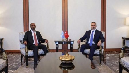 Dışişleri Bakanı Hakan Fidan Somalili bakan ile görüştü