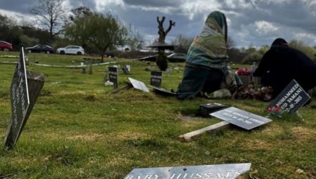 İngiltere’deki mezarlıkta yakışıksız hücum: Birçok Müslüman çocuklara ilişkin