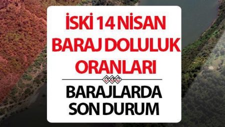 İSKİ İSTANBUL BARAJ DOLULUK ORANLARI 14 NİSAN | Gözler İSKİ Baraj doluluk oranı yüzdesinde