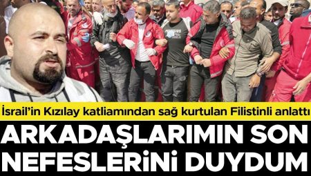 İsrail’in Kızılay katliamından sağ kurtulan Filistinli anlattı: Arkadaşlarımın son nefeslerini duydum