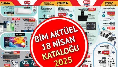 KONUTA TESLİM SATIŞTA! BİM AKTÜEL 16-18 NİSAN KATALOĞU 2025 || BİM’de bu hafta neler var, hangi eserler indirimli? Bim aktüel kataloğu, buzdolabı, Kickscooter, Elektrikli Düdüklü Tencere Getiriyor!