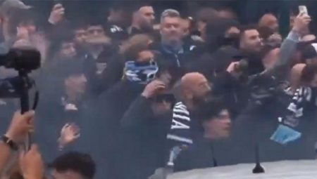 Lazio-Roma derbisinde çıkan olaylarda 13 polis yaralandı