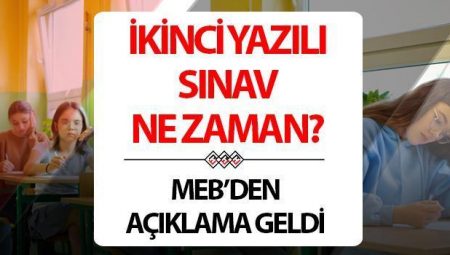 MEB YAZILI İMTİHAN TAKVİMİ || 2024 – 2025 ilkokul, ortaokul ve lise ikinci periyot ikinci yazılı imtihanları ne vakit?