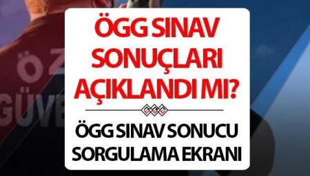 ÖGG imtihan sonuçları ne vakit açıklanacak? 114. Devir ÖGG sonuçları 2025 sorgulama ekranı