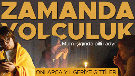 Avrupa’da zarurî nostalji! Mum ışığında pilli radyo