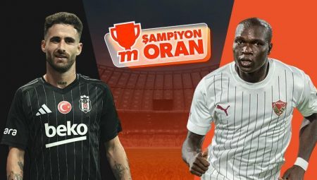 Beşiktaş, Harika Lig’de Hatayspor’u ağırlıyor! Maçın heyecanı Şampiyon Oranlar ile Misli’de