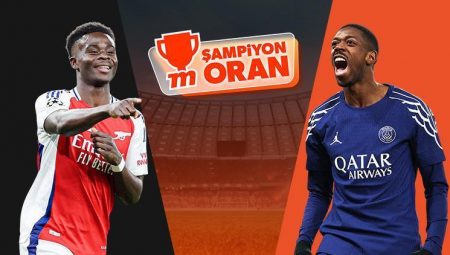 Devler Ligi’nde Arsenal ile PSG karşılaşıyor! Kritik maçın heyecanı Şampiyon Oranlar ile Misli’de