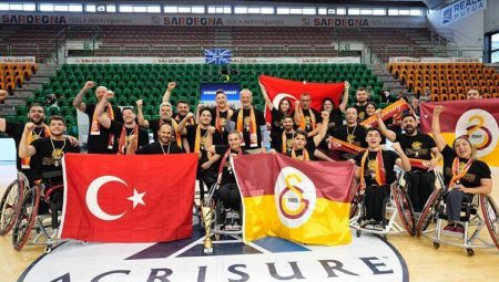 Galatasaray Fuzul Tekerlekli Sandalye Erkek Basketbol Kadrosu, EuroCup 1 şampiyonu!