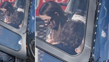 Helikopterden kucağına alıp indirdi: “İş ilişkisi” dediler aşk ilgisi çıktı